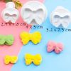 2 Sets Bowknot Shape Fondant Plunger Cutter Set Sugarcraft Cake Cookies Cupcake Decorating Tool DIY Mold
