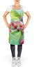 Connecticut Mountain Laurels in Watercolor Apron Cooking Kitchen Server Baking Crafts Gardening for Adult Women Men, Unisex, Large, Multicolor