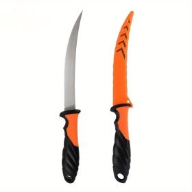 Fisherman's Knife With Orange Handle (Option: Fishing knife)