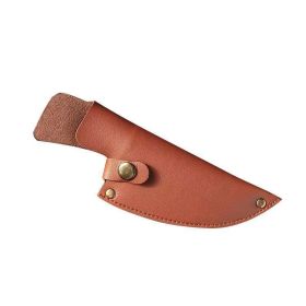 Stainless Steel Hand Hammered Tone Boning Knife Household Kitchen (Option: Leather case)